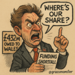 shortfall to wales