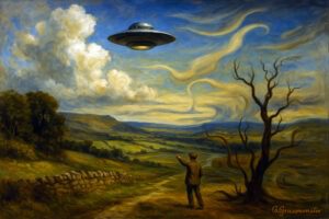 UFOs in the UK - A Satirical Essay